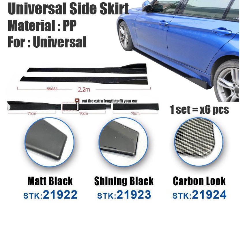 Car Side Skirt Rocker Splitters Winglet Wings Diff... – Grandado