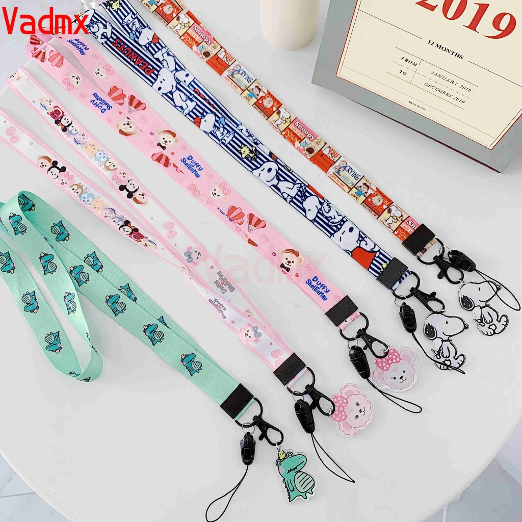 Universal Cartoon Cute Doraemon Dumbo Snoopy Mobile Phone Lanyard ...