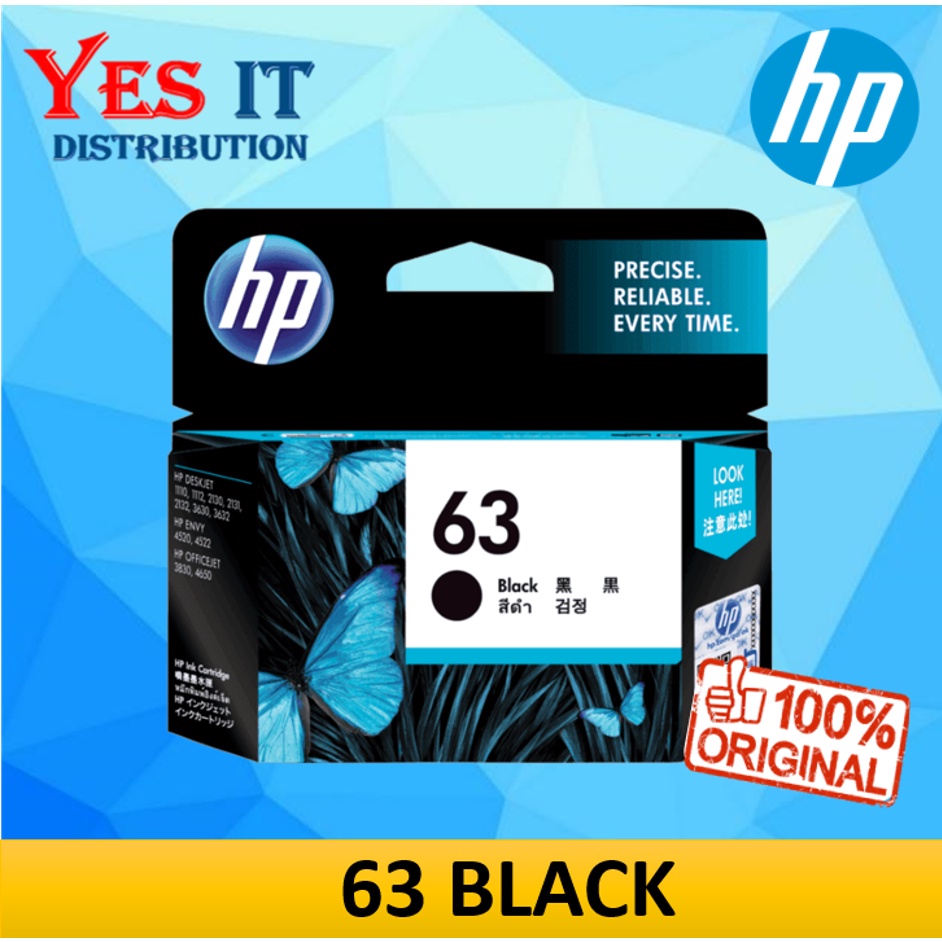 Hp 63 Black Original Ink Cartridge – PWPK