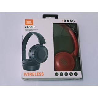 JBL T450bt Wireless Bluetooth On-ear Headphones - Black for sale online