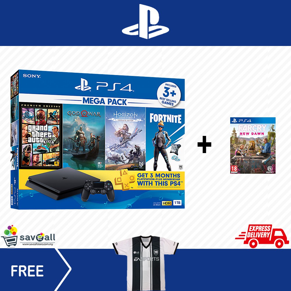 Playstation 4 best sale 1tb mega pack