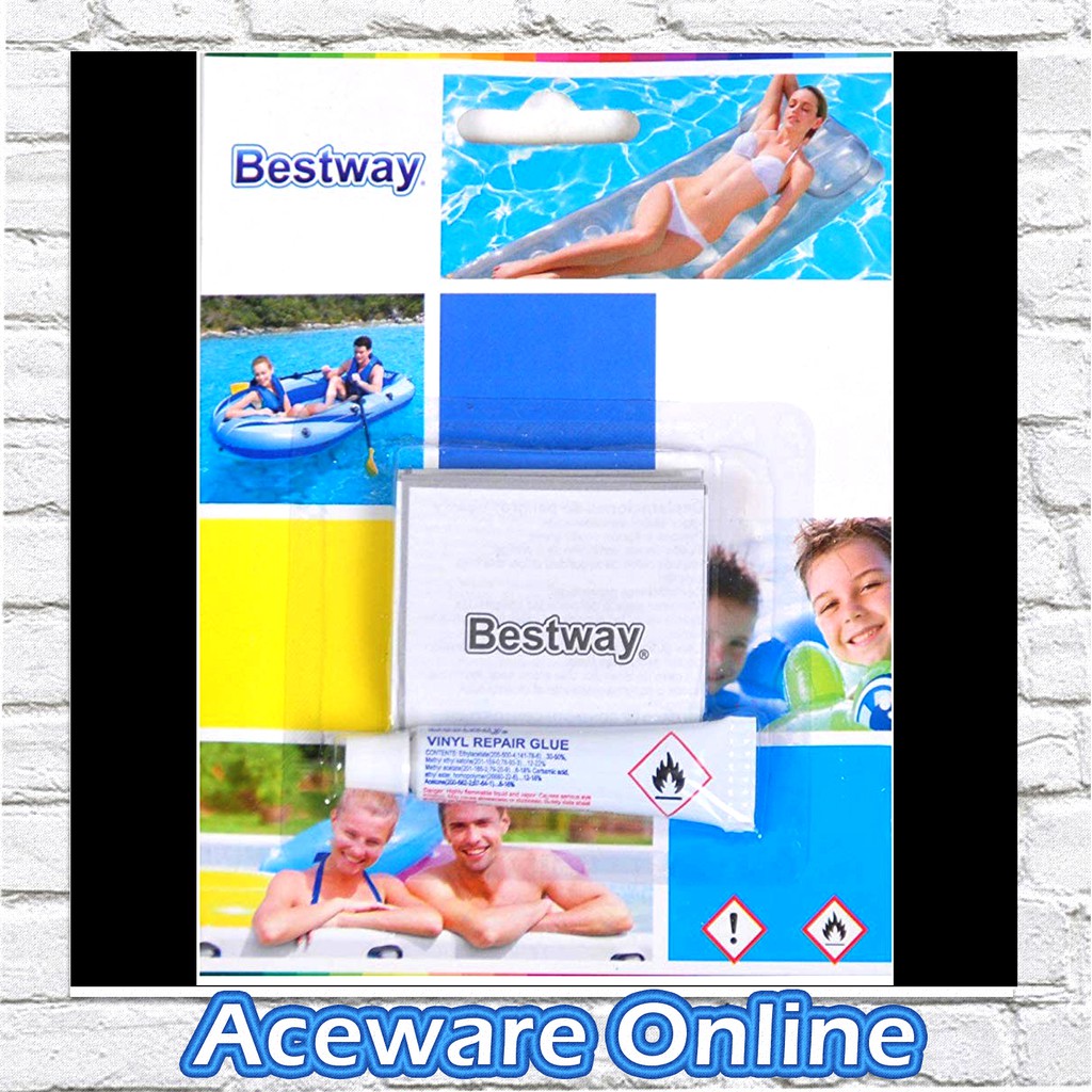 Bestway Repair Kit 5G Patch Inflatable Bed Swimming Pool Air Mattress Penampal Kolam Bocor Gam