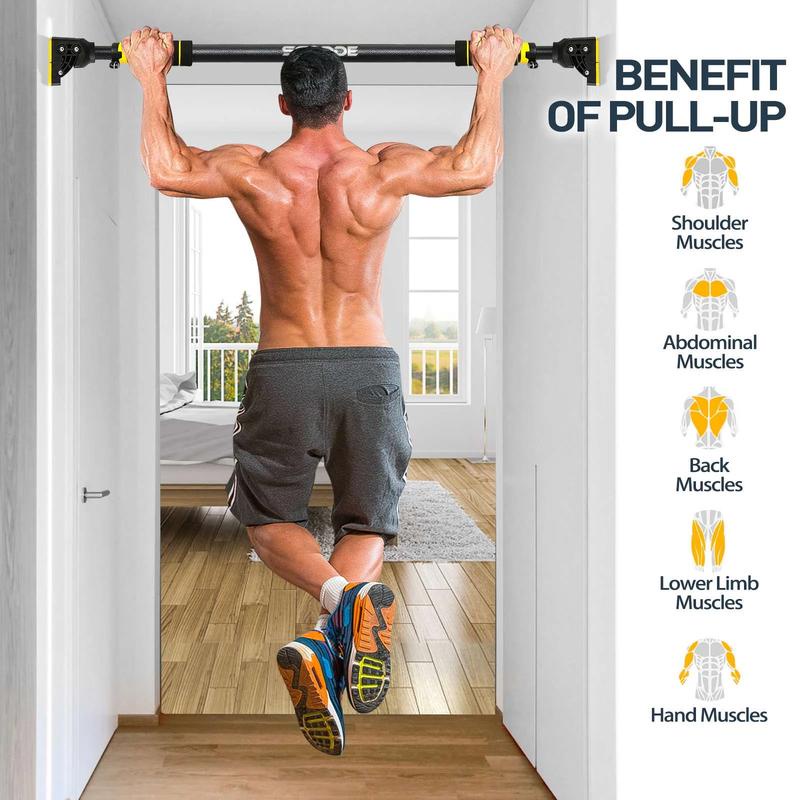 Home Exercise Pull Up Bar Push Up Workout Fitness Gym Chin Up Doorway Weight training Indoors Bar Senaman Pintu Rumah