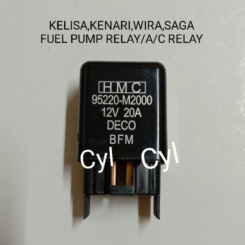 Kelisa,Kenari,Wira,Saga Fuel Pump Relay/A/C Relay Shopee Malaysia