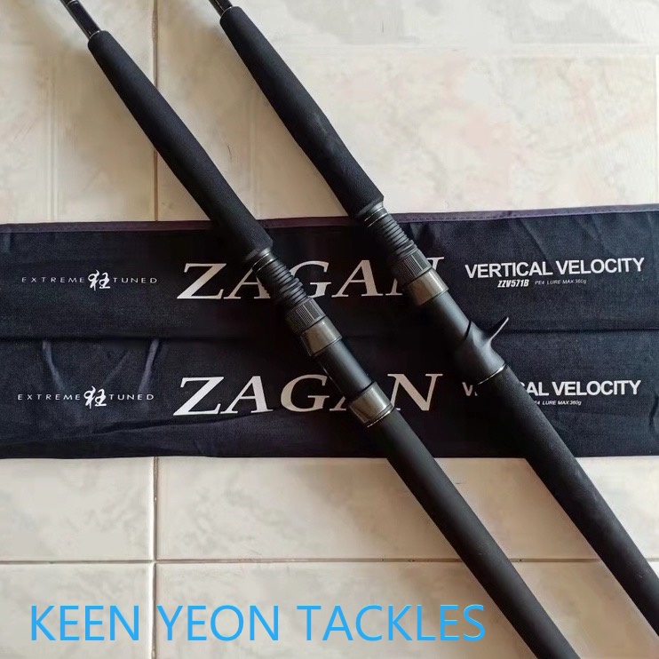 ZEN ZAGAN VERTICAL VELOCITY BAITCASTING ROD (SPINNING / BC ) | Shopee ...