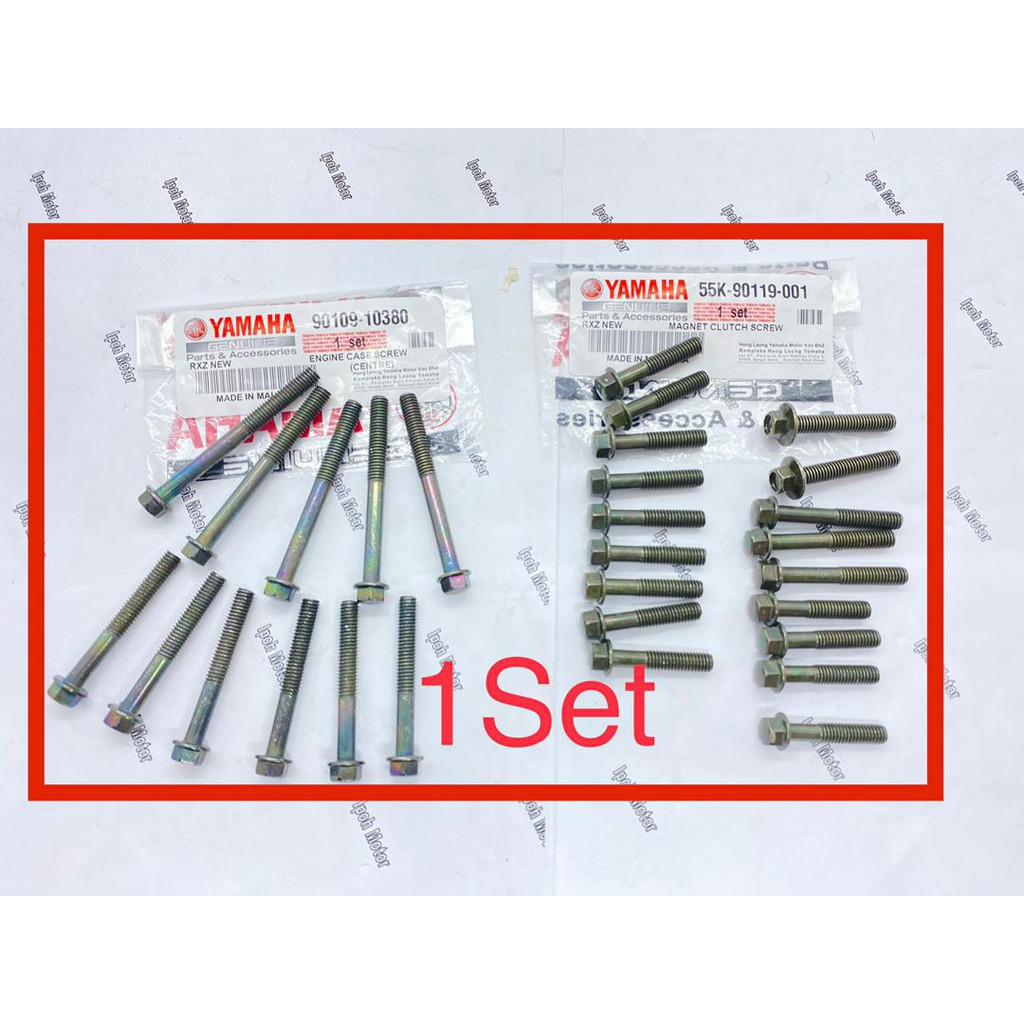 Engine screw enjin skru set yamaha rxz catalyzer rxz old model ori ...
