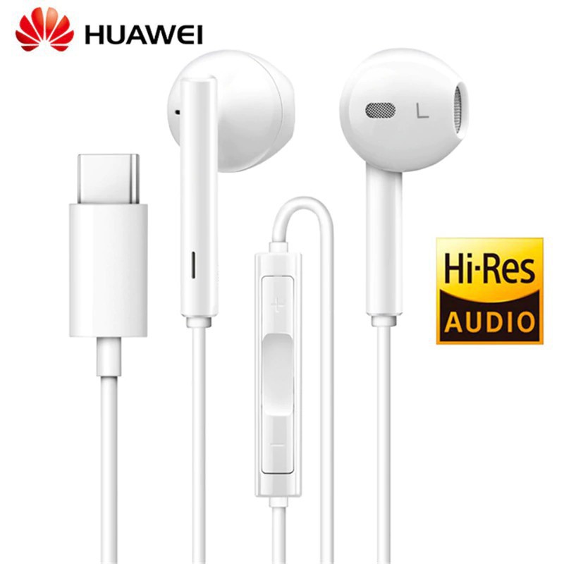 Huawei Earphone Type C Earphones Handsfree USB C Headphones for