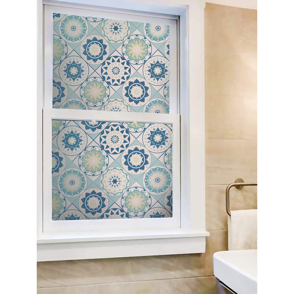 Window Privacy Film Frosted Glass Static Glass Window Film Art Deco ...