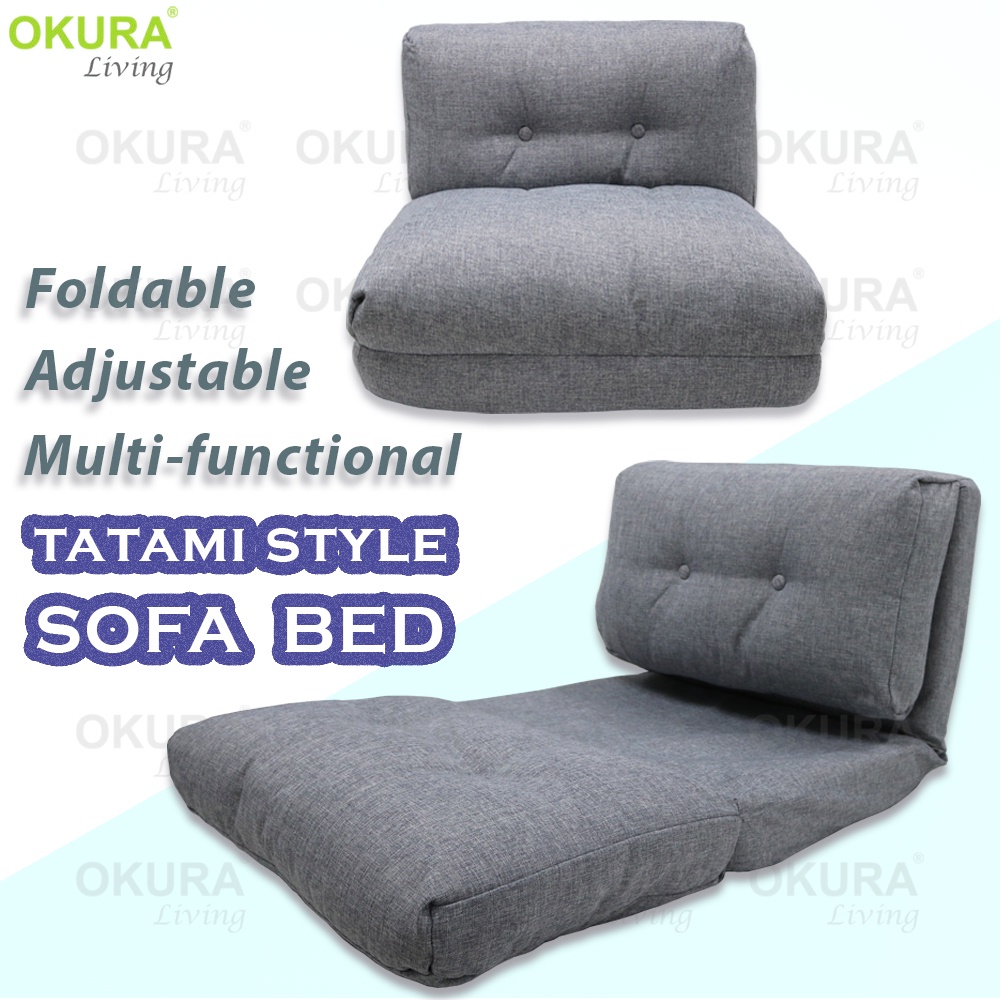 OKURA Adjustable Lazy Sofa Bed GOOD QUALITY Tatami Fordable Floor Sofa ...