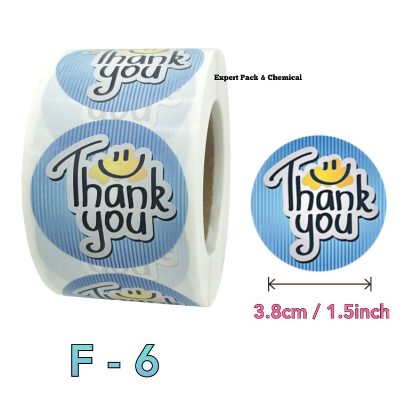 Thank You Sticker / Seal Label / Sticker Terima Kasih | Shopee Malaysia