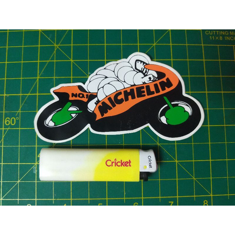 Vintage sticker lama Michelin Yamaha RXZ honda EX5 kawasaki GTO AR 125 ...