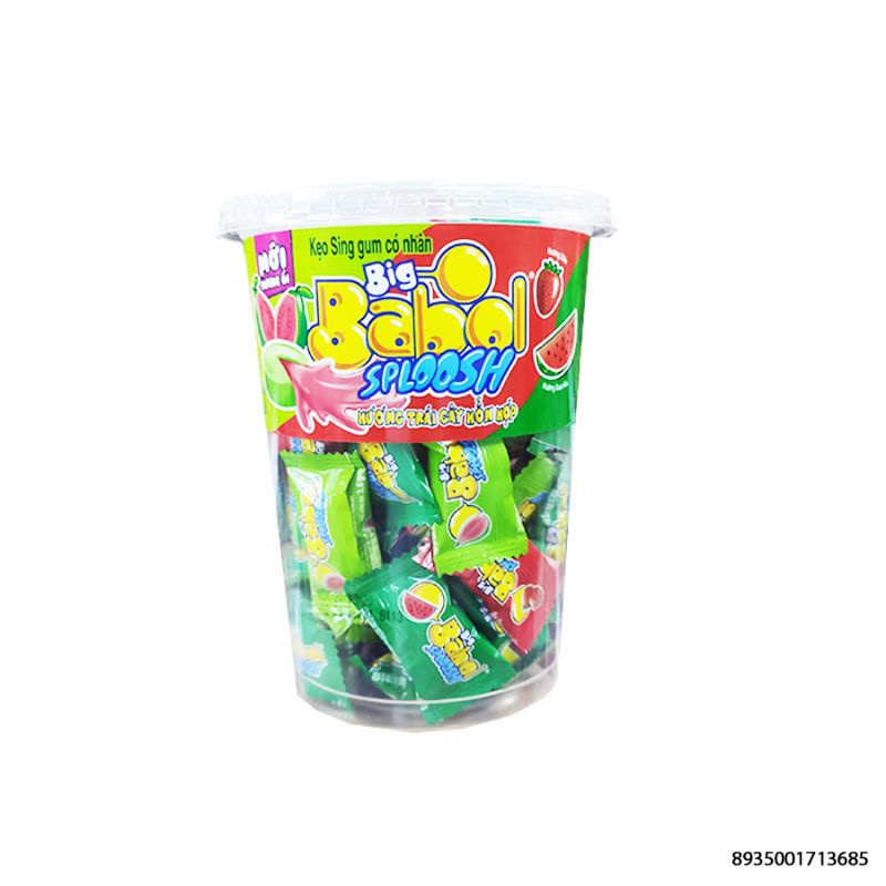 Big babol Jar Of 70 Blowing Gum Tablets Has A Fruit Flavor | Shopee ...