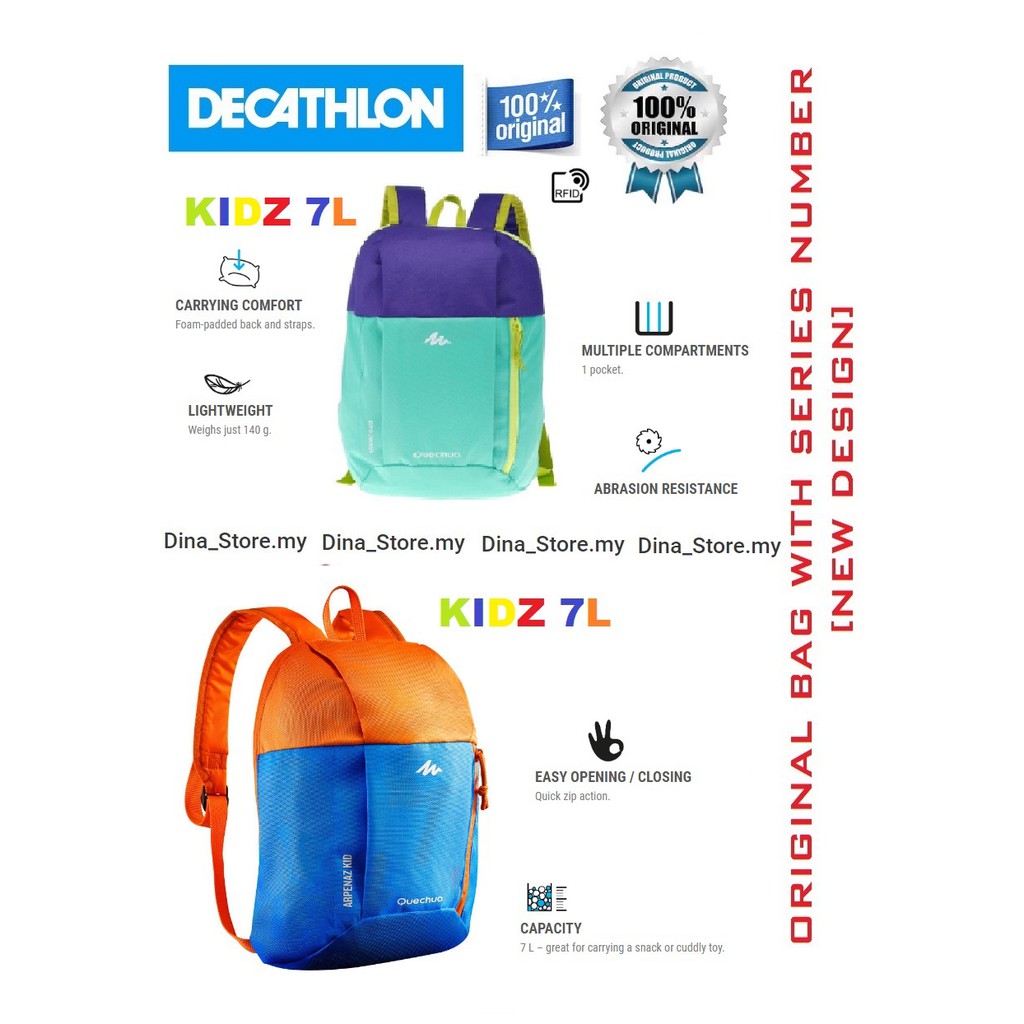 READY 7L ORIGINAL QUECHUA ARPENAZ KID BAG WITH RFID TAG