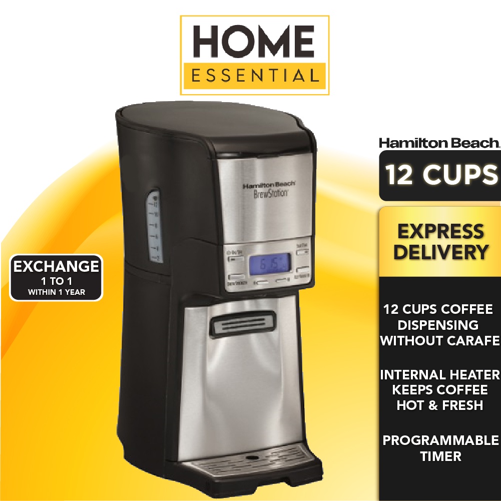 Hamilton Beach BrewStation® 12 Cup Dispensing Coffee Maker 48465SAU