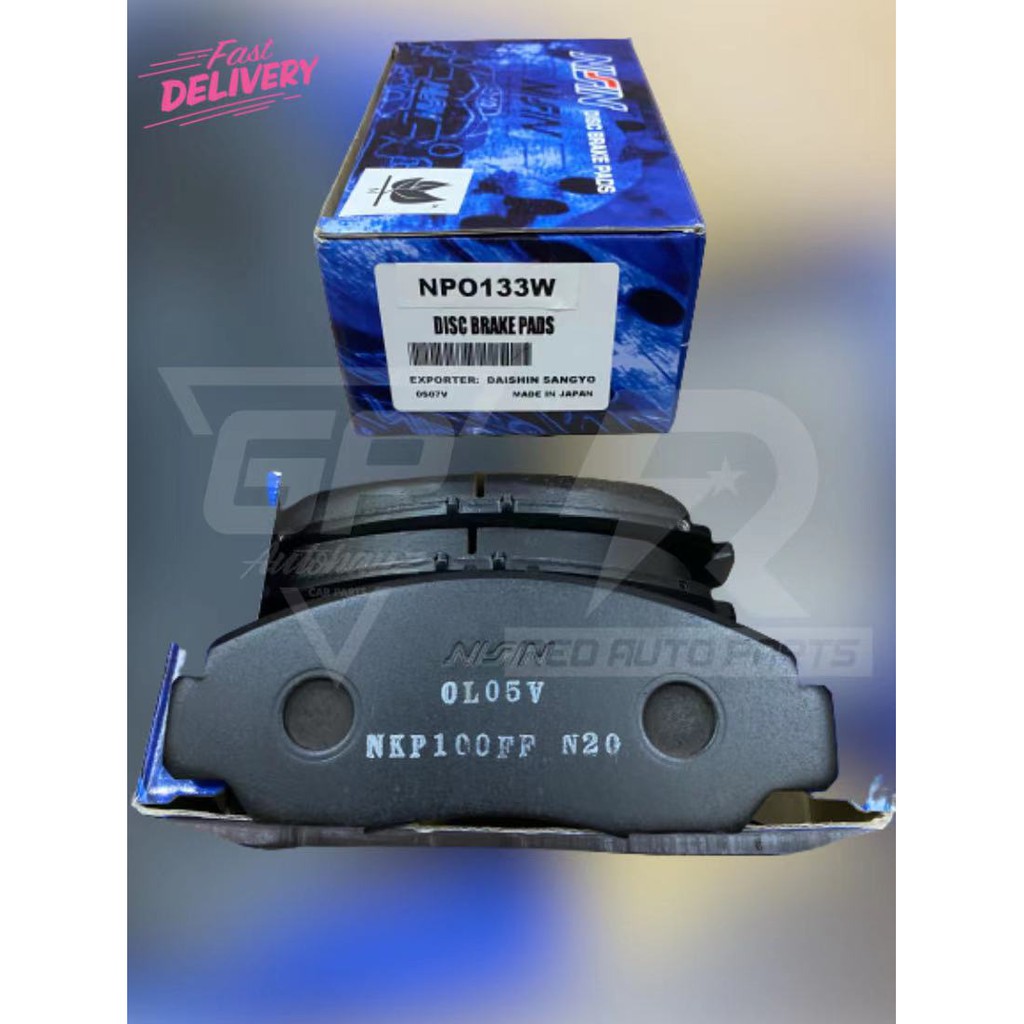 HONDA BRV/CIVIC FB FRONT BRAKE PAD (ALAS BREK DEPAN)(WITH SPRING HOLE