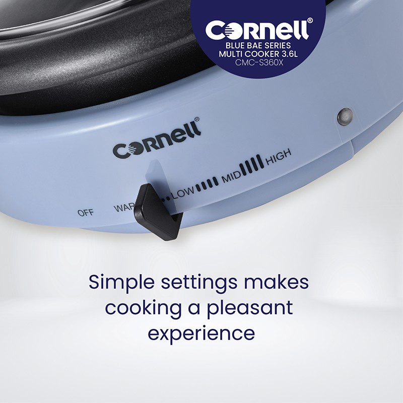 Cornell Blue Bae Series 3.6L Non Stick Multi Cooker CMC-S360X Food ...