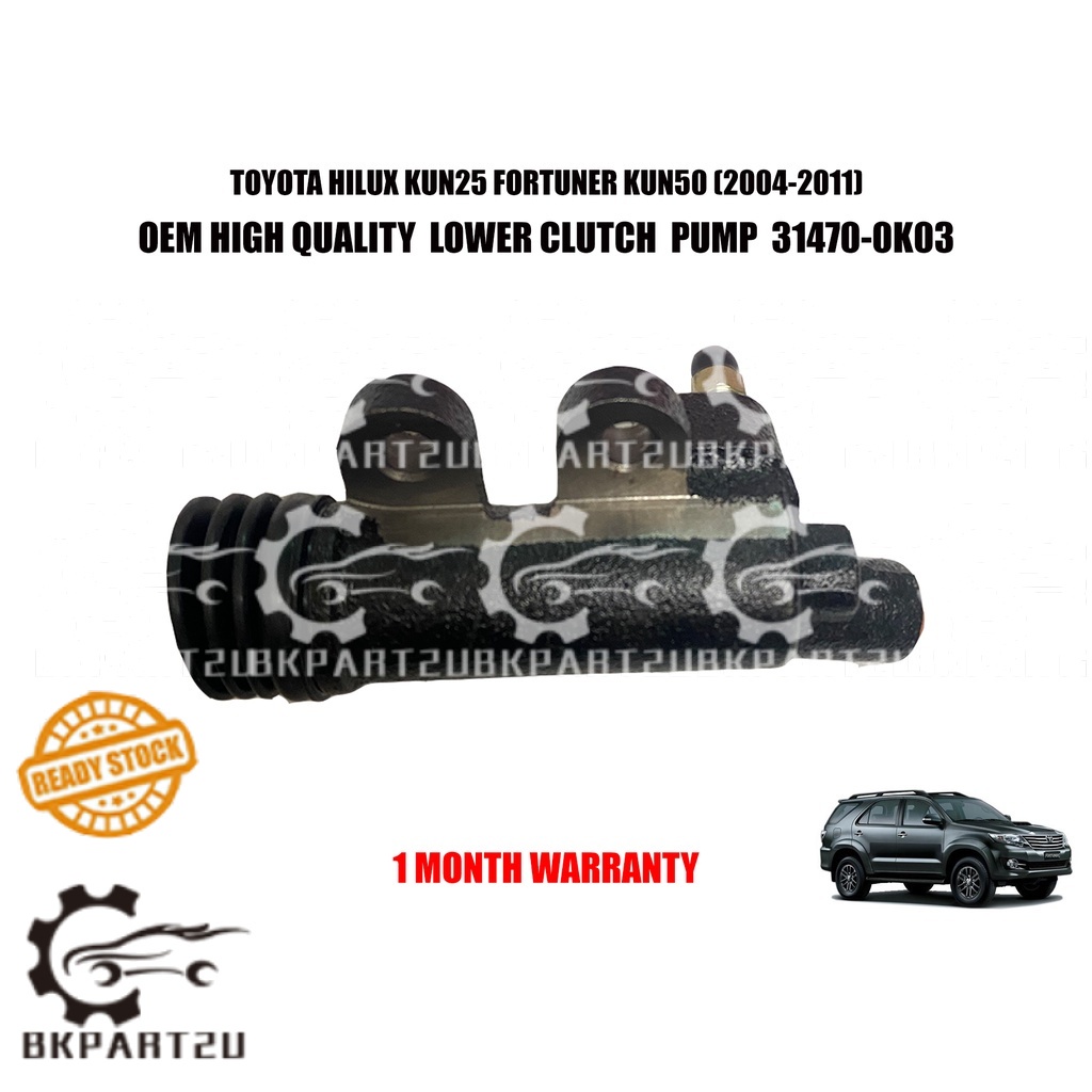 TOYOTA HILUX KUN25 FORTUNER KUN50 2004-2011 CLUTCH PUMP LOWER BAWAH OEM ...
