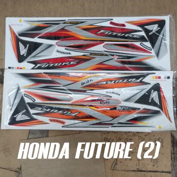HONDA FUTURE (2) BODY STICKER SET - DECAL MOTORCYCLE STRIPE MOTOR HONDA ...
