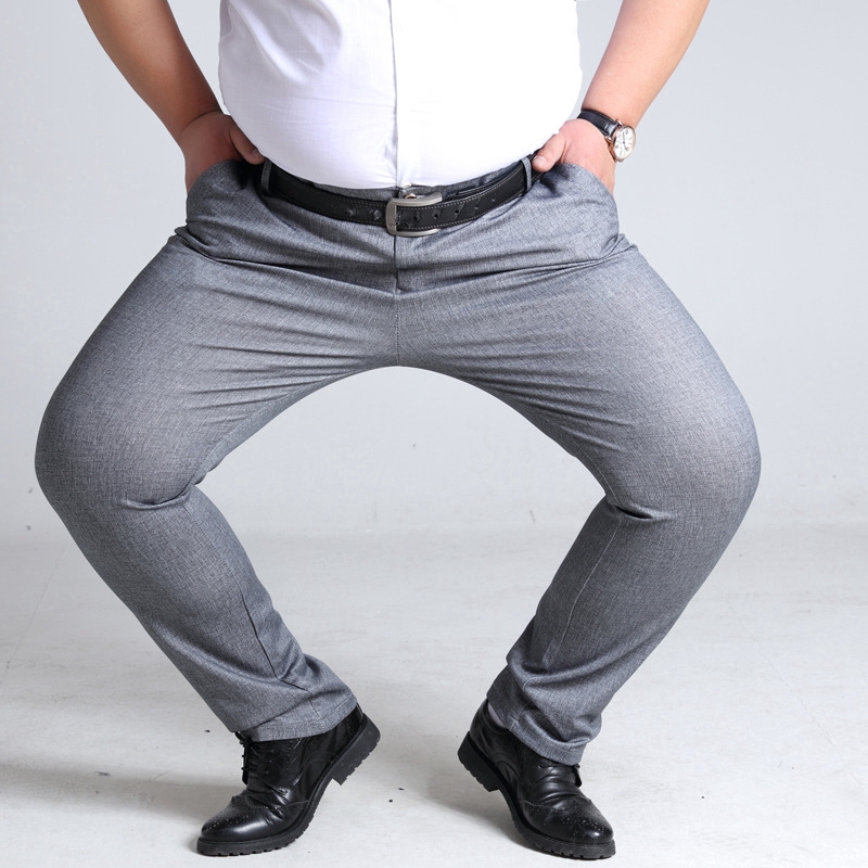 Size 28-40) Men's Formal Pants Office Thin Slim Fit Black Long Trousers Man  Business korean Casual Pant Big Plus Size Oversized seluar slack lelaki