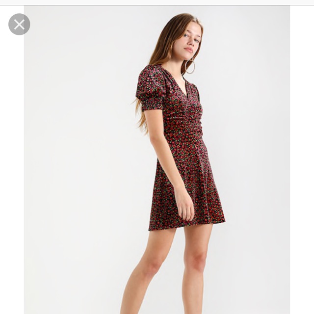 Topshop Velvet Dress