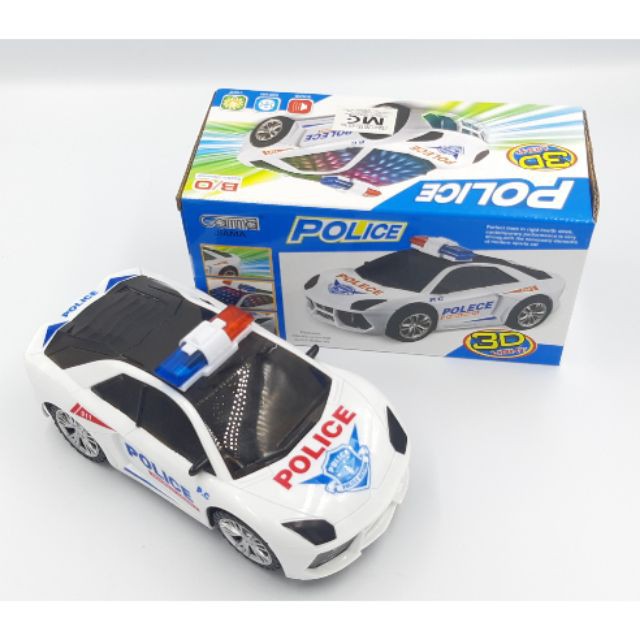 POLICE MUSIC AND LIGHT SPORTS CAR FOR KIDS TOYS.KERETA POLIS | Shopee ...