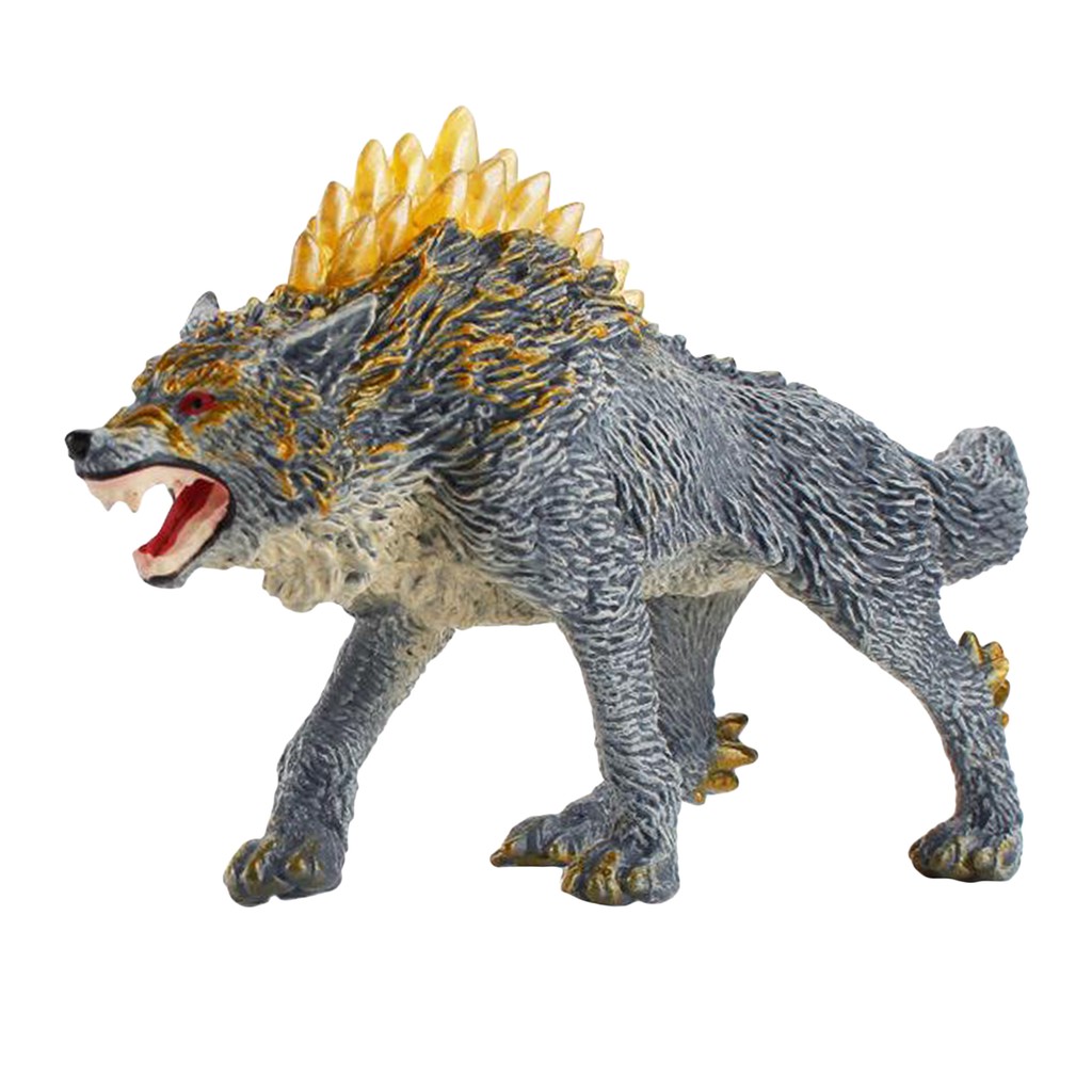 [recihMY] Wolf Figurine, 16x8.5cm Animals Figure Models, Simulation ...