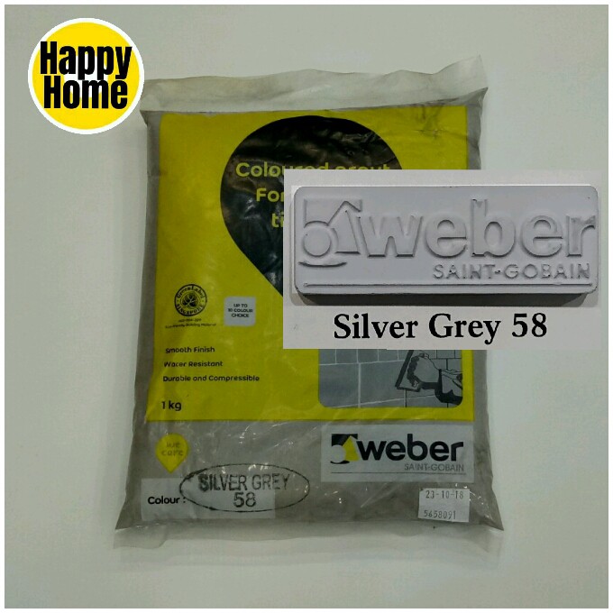 Weber 1 kg Standard Colours Fine Grout Coloured Grout For Narrow Wall ...