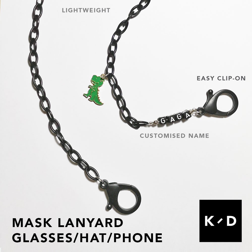 PLASTIC CHAIN Face Mask Lanyard **KD ORIGINAL** strap Hanging Rope