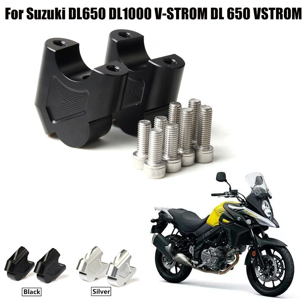 Xitomer Offset Handlebar Risers For Suzuki V-Strom 250 & V-Strom 650 DL650 (2004-2024)