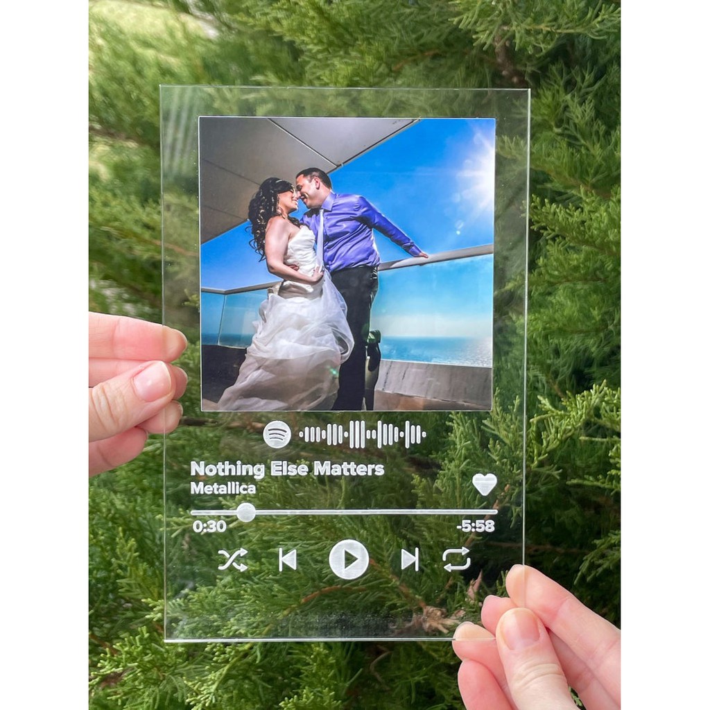 Custom Spotify Song Plaque, music plaque 5x7inch | Shopee Malaysia