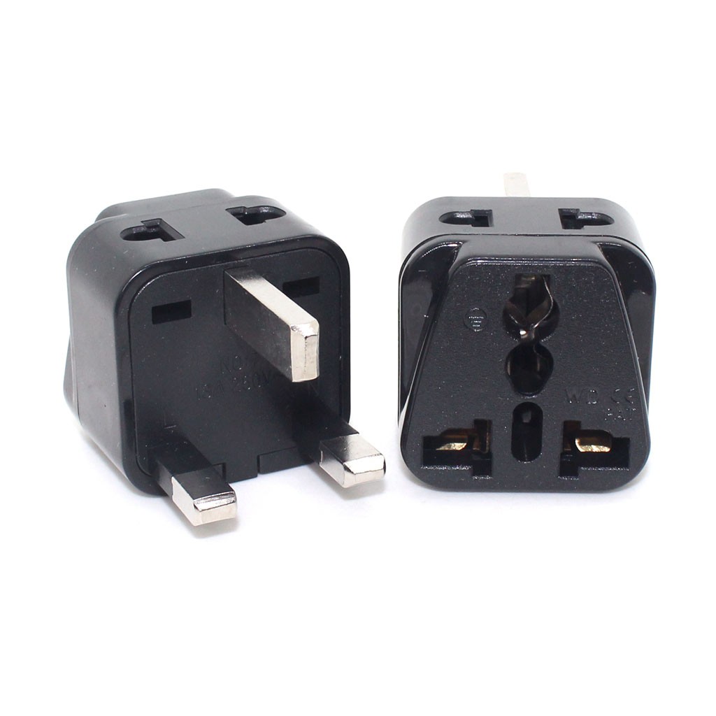 Universal AU/EU/US Socket to UK Plug Travel Charger Adapter, 2 In 1 ...