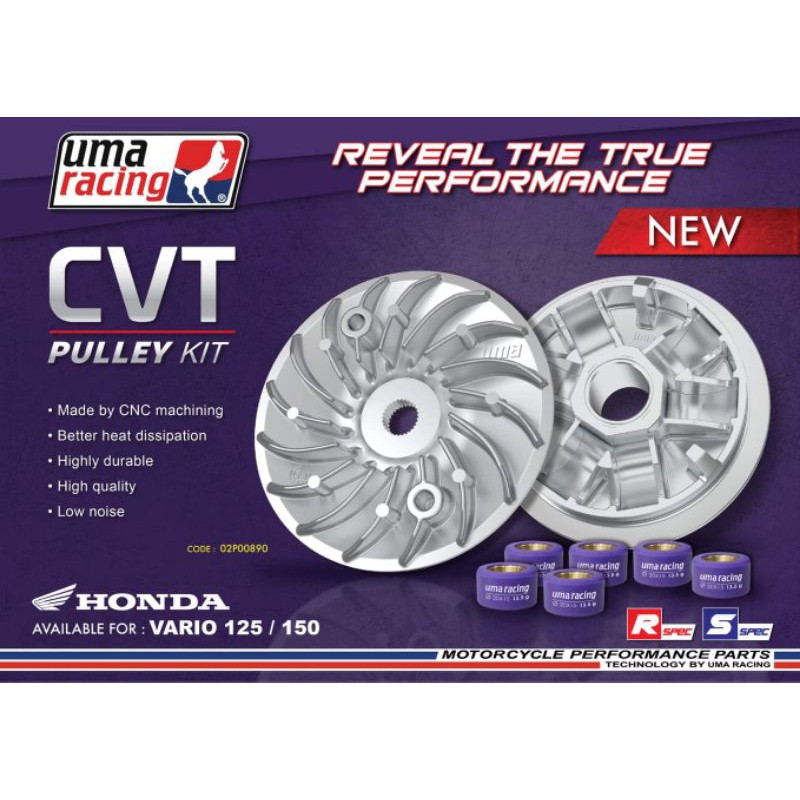 UMA RACING VARIO 150 PULLEY KIT FRONT PULLEY SET CVT Pulley Kit for