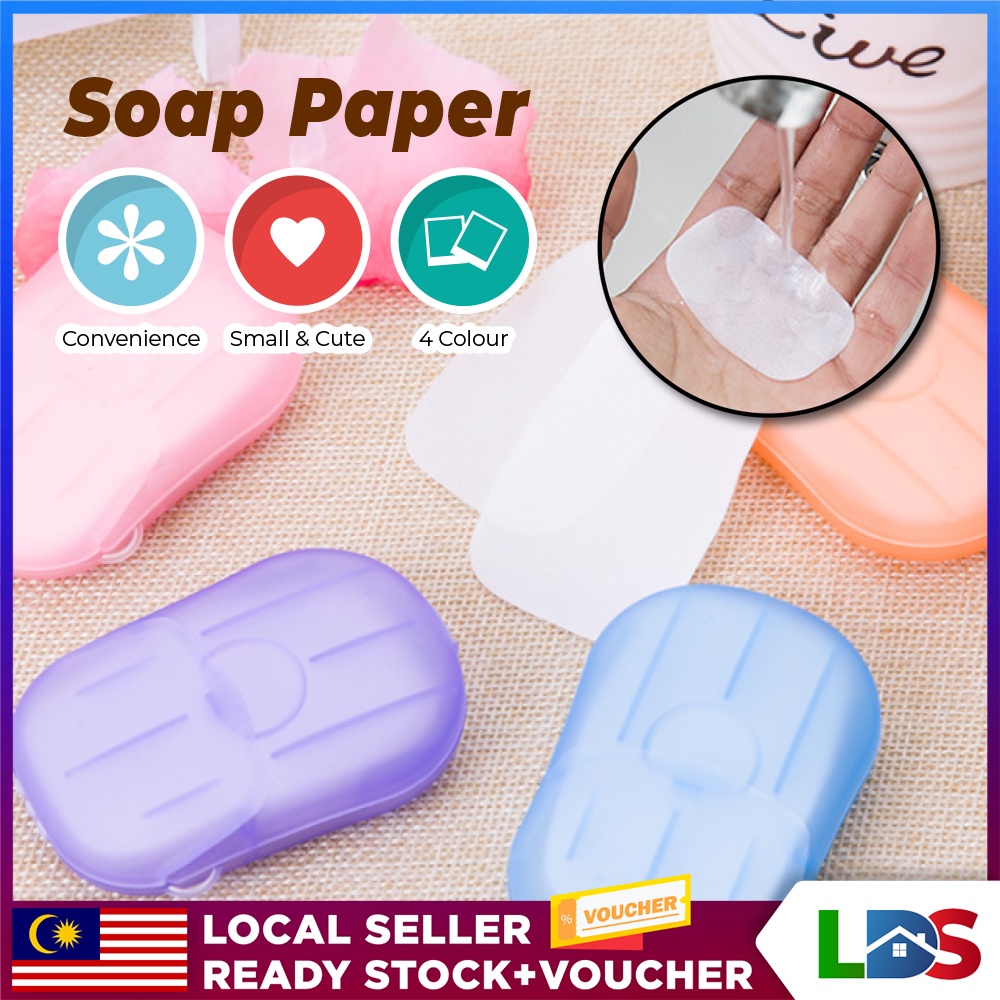 LDS Portable Travel 20Pcs Disposable Hand Soap Tablets Hand Washing ...