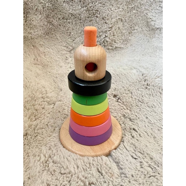 Ikea wooden best sale stacking toy