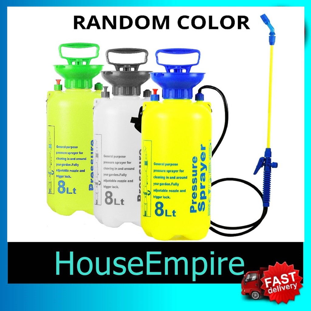 Garden Pressure Spray Plastic Pesticide Control Lawn Pam Racun Sembur ...