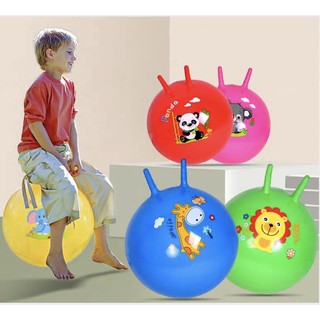 Children's bouncing cheap ball with handle