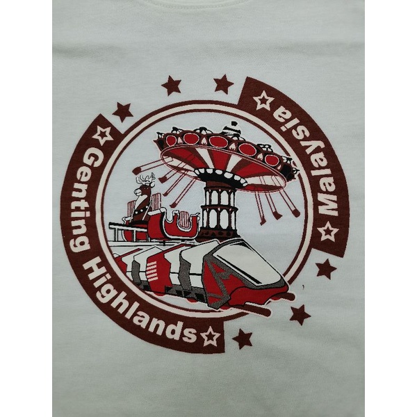 CLEARANCE STOCK-Tshirt genting highlands -genting highlands - roundneck ...