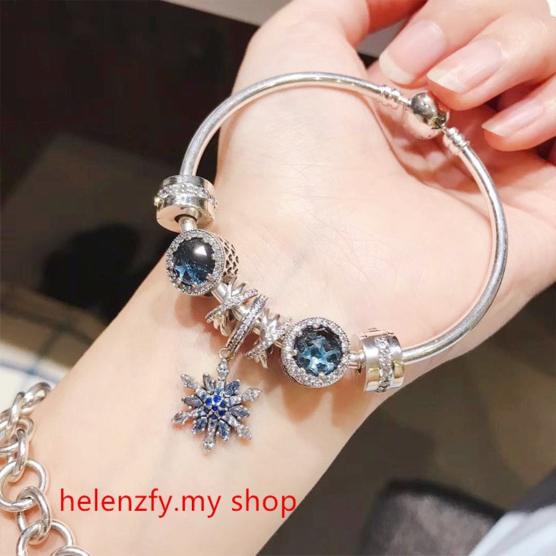 pandora snowflake charm bracelet