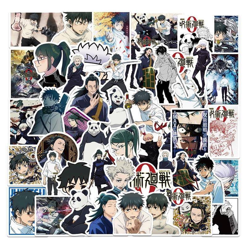 50Pcs/Pack Anime Jujutsu Kaisen 0 the Movie Graffiti Stickers ...