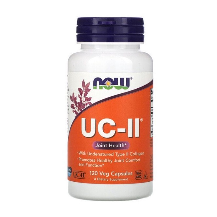 NOW UCII Joint Health, Undenatured Type II Collagen 60/120 Veg
