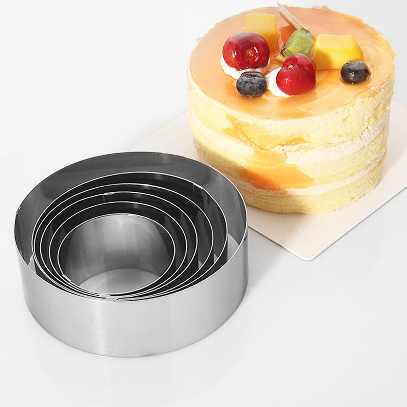 Mousse Cake Ring Round Stainless Steel 6 / 7 / 8 / 9 inch | Shopee ...