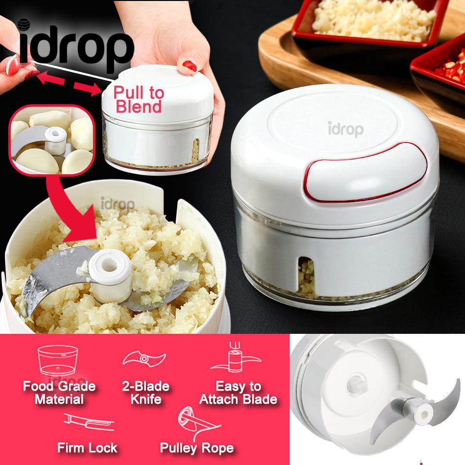 Tollo 170ml Mini Handheld Manual Pulley Portable Blender Grinder