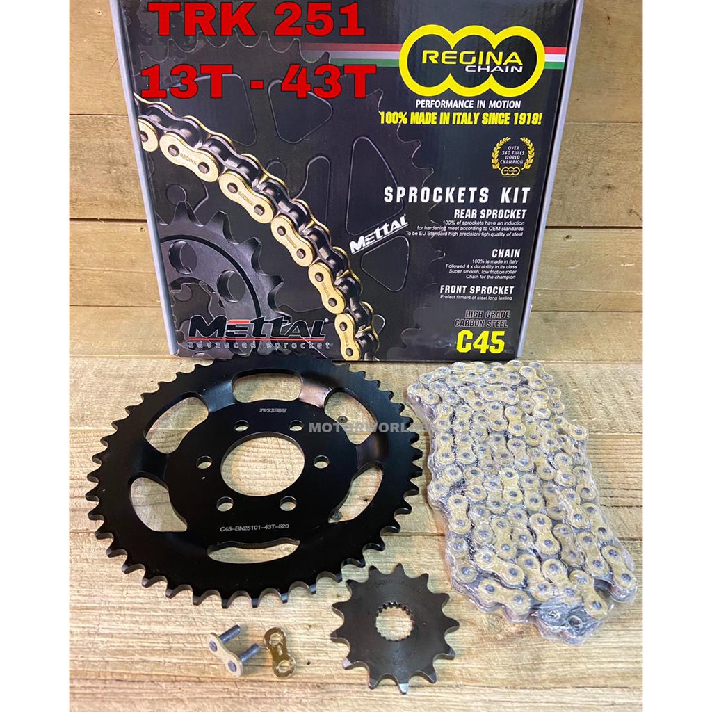 Benelli tnt store 25 chain sprocket