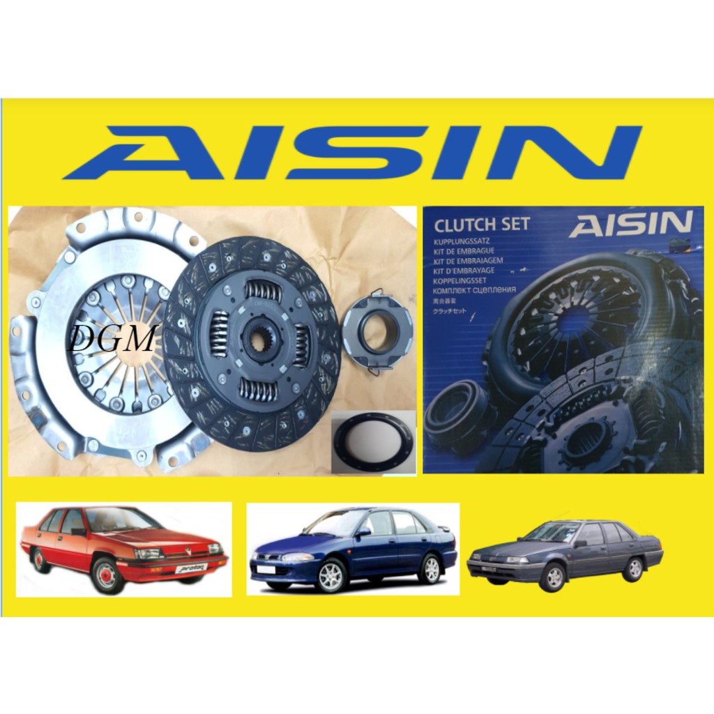 AISIN JAPAN Proton Saga Iswara Wira Satria 1.3 1.5 Clutch Kit Set With