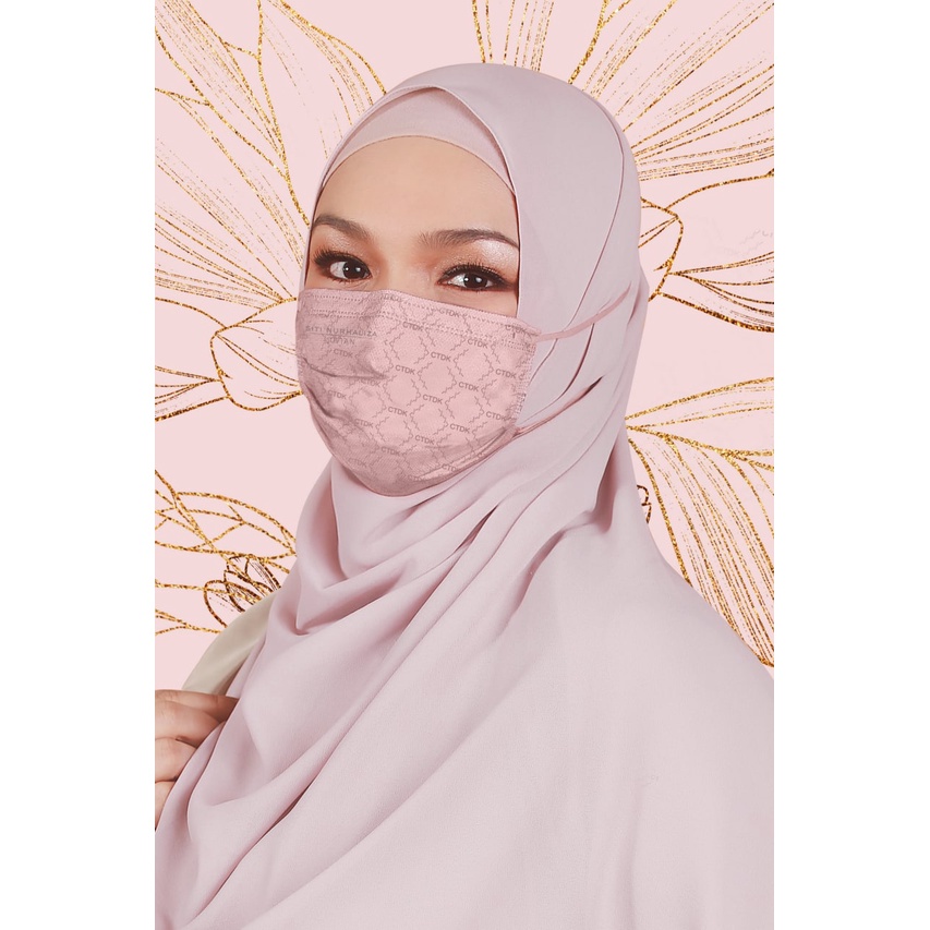 JOVIAN HEADLOOP DISPOSABLE MASK MONOGRAM HIJAB MASK JOVIAN MANDAGIE