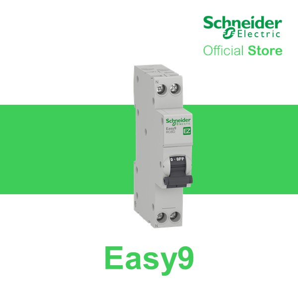 [EZ9D16625] Schneider Electric Easy9 RCBO, 25A, 1P+N, 6kA, C Curve 10mA