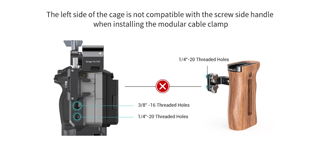 SmallRig 3278 Half Camera Cage for SONY FX3 | Shopee Malaysia