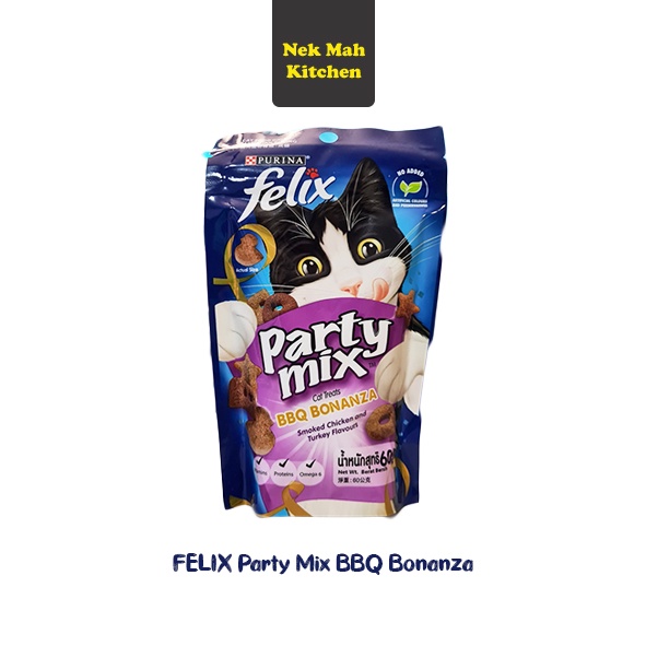 Purina Felix Party Mix cat treats ( 60 gram ) NMK Shopee Malaysia