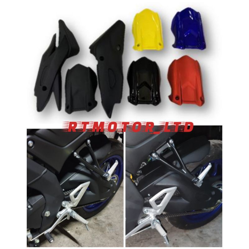 YAMAHA R15 V3 MT-15 REAR HUGGER FIBRE R1M DESIGN R15 V3 MT15 MANGAT ...