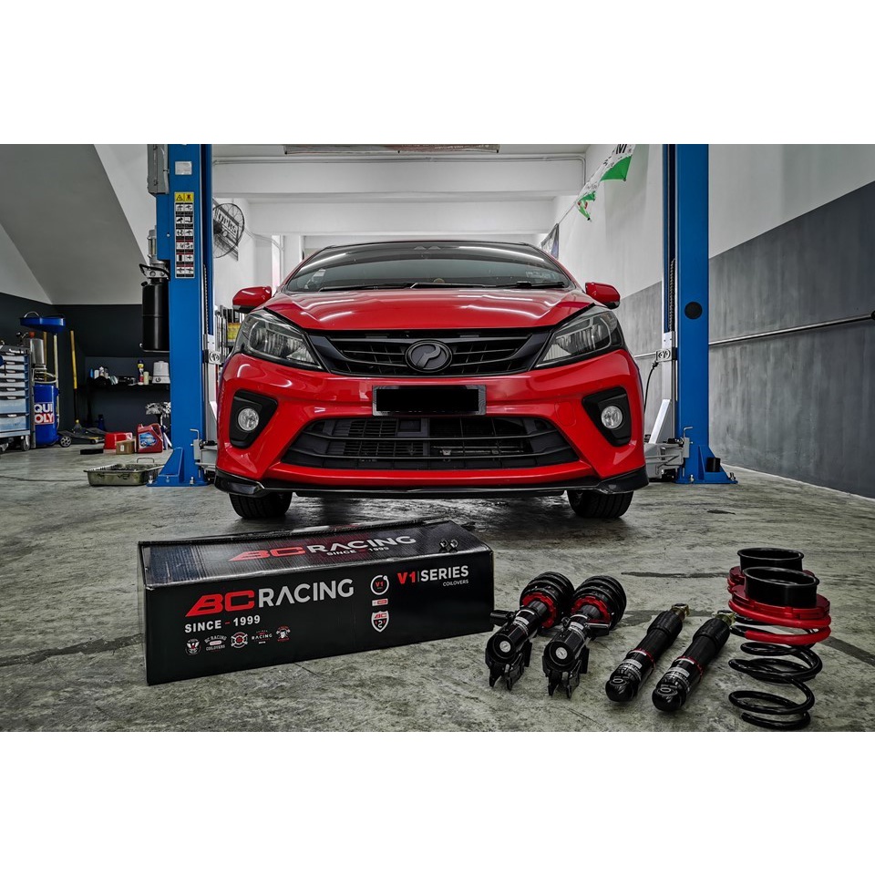 Perodua Myvi Gen3 MK3 - BC RACING V1 series fully adjustable absorber ...